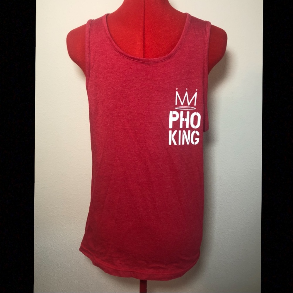 Next Level Apparel Tank Top Pho King Hungry Size Small